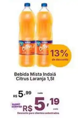 Super Lagoa Bebida Mista Indaia Citrus Laranja oferta