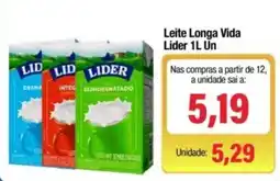 Spani Atacadista Leite Longa Vida Lider 1L Un oferta
