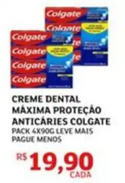 Assaí Atacadista Creme dental máxima proteção anticáries colgate oferta