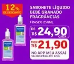 Assaí Atacadista Sabonete líquido bebé granado fragrâncias oferta