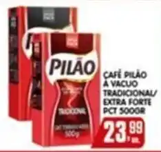 Higa's Supermercado Café pilão a vácuo tradicional/extra forte oferta