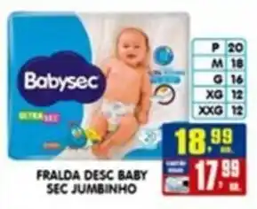 Higa's Supermercado Fralda desc baby sec jumbinho oferta