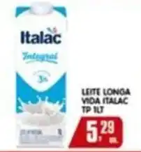 Higa's Supermercado Leite longa vida italac oferta