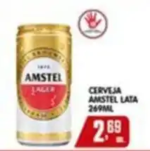 Higa's Supermercado Cerveja amstel lata oferta