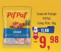 Supermercados BH Coxas de frango pif paf oferta