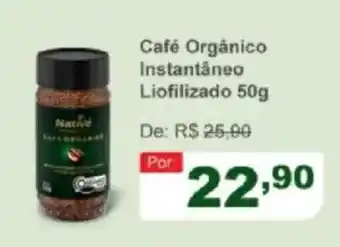 Café Orgânico Instantâneo Liofilizado