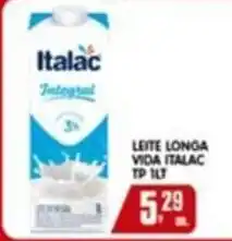 Higa's Supermercado Leite longa vida italac oferta