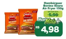 Mart Minas Hambúrguer bovino seara air fryer oferta