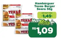 Mart Minas Hambúrguer texas burger oferta