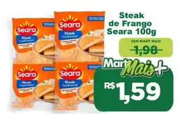 Mart Minas Steak de Frango Seara oferta
