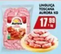 Higa's Supermercado Linguiça Toscana Aurora Kid oferta