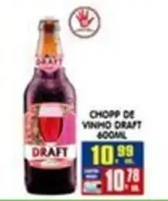 Higa's Supermercado Chopp de vinho draft oferta