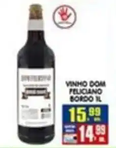 Higa's Supermercado vinho dom feliciano bordo oferta