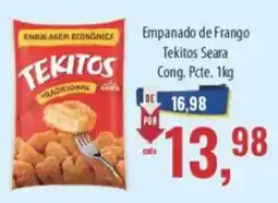 Supermercados BH Empanado de Frango Tekitos Seara oferta