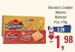 Supermercados BH Biscoito Cr. Cracker/ Maizena Richester oferta