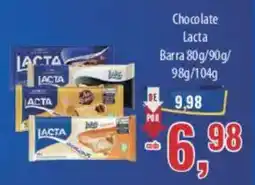 Supermercados BH Chocolate lacta oferta