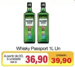 Spani Atacadista Whisky Passport 1L Un oferta