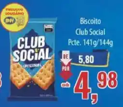 Supermercados BH Biscoito club social oferta