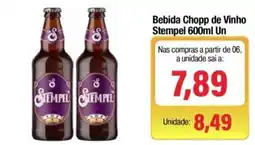 Spani Atacadista Bebida Chopp de Vinho Stempel oferta