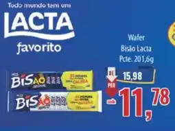 Supermercados BH Wafer Bisão Lacta oferta