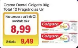 Spani Atacadista Creme Dental Colgate oferta