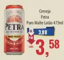 Supermercados BH Cerveja Petra Puro Malte Latão oferta