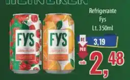 Supermercados BH Refrigerante Fys oferta