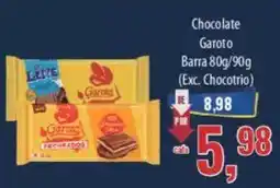 Supermercados BH Chocolate garoto oferta