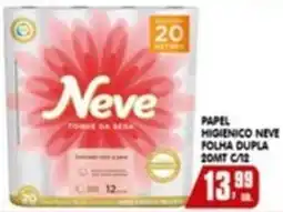 Higa's Supermercado Papel higienico neve folha dupla oferta