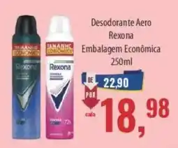 Supermercados BH Desodorante Aero Rexona Embalagem Econômica oferta