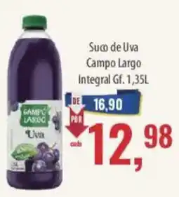 Supermercados BH Suco de Uva Campo Largo Integral Gf oferta