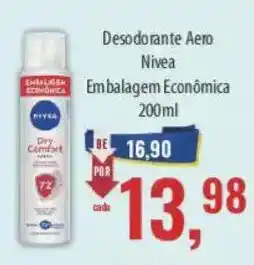 Supermercados BH Desodorante aero nivea embalagem econômica oferta