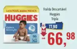 Supermercados BH Fralda descartável huggies tripla oferta
