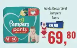 Supermercados BH Fralda descartável pampers pants oferta