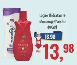 Supermercados BH Loção Hidratante Monange/Paixão oferta