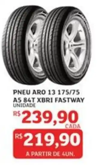 Assaí Atacadista pneu aro 13 175/75 a5 84t xbri fastway oferta