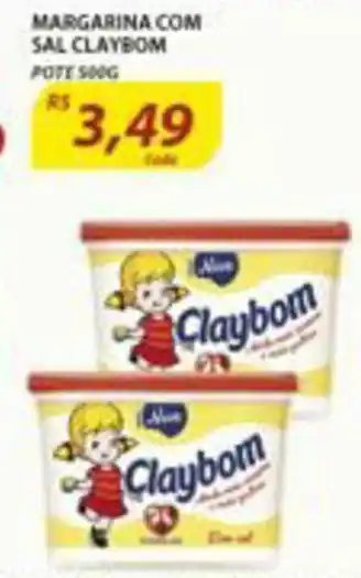 Assaí Atacadista Margarina com sal Claybom 500g oferta