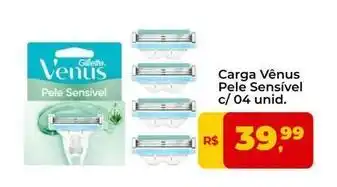 Essencial - carga vênus pele c/ 04 unid