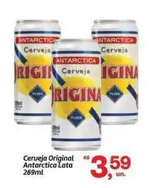 Fort Atacadista Antarctica - cerveja original lata oferta