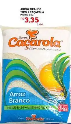 Assaí Atacadista Pacote - arroz branco tipo 1 cacarola oferta