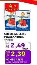 Assaí Atacadista Piracanjuba - creme de leite oferta