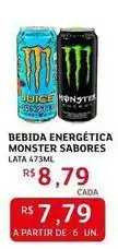 Assaí Atacadista Monster - bebida energetica oferta