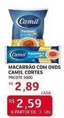 Assaí Atacadista Camil - macarrão com ovos oferta