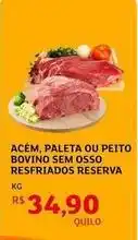 Assaí Atacadista Bovino - acém, paleta ou peito bovino sem osso resfriados reserva oferta