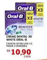 Assaí Atacadista Oral-b - creme dental 3d white oferta