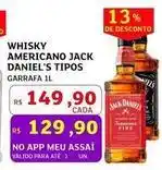 Assaí Atacadista Jack daniel´s - whisky americano oferta