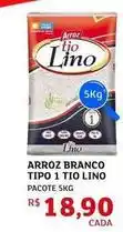 Assaí Atacadista Pacote - arroz branco tipo 1 tio lino oferta