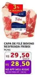 Assaí Atacadista Friboi - capa de filé bovino resfriada oferta