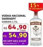 Assaí Atacadista Smirnoff - vodka nacional oferta
