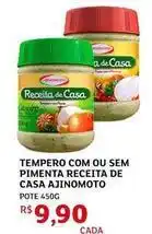 Assaí Atacadista Ajinomoto - tempero com ou sem pimenta receita de casa oferta
